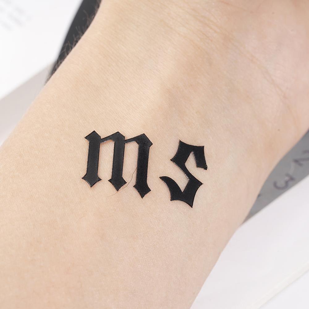Abkürzung Für Frau Englisch Drei Buchstaben 26 englisch Buchstaben Henna Tattoo Schablonen Gli... – Vicedeal