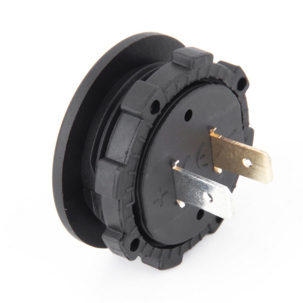 LED Professionele Zwarte 12 V-24 V DC Digitale Display Auto Motorfiets voltmeter Metro Voltmeter Socket