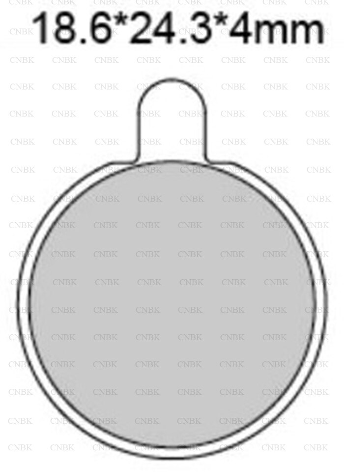 Bremsbeläge für Zoomen DB 250 350 450 550 BP-13