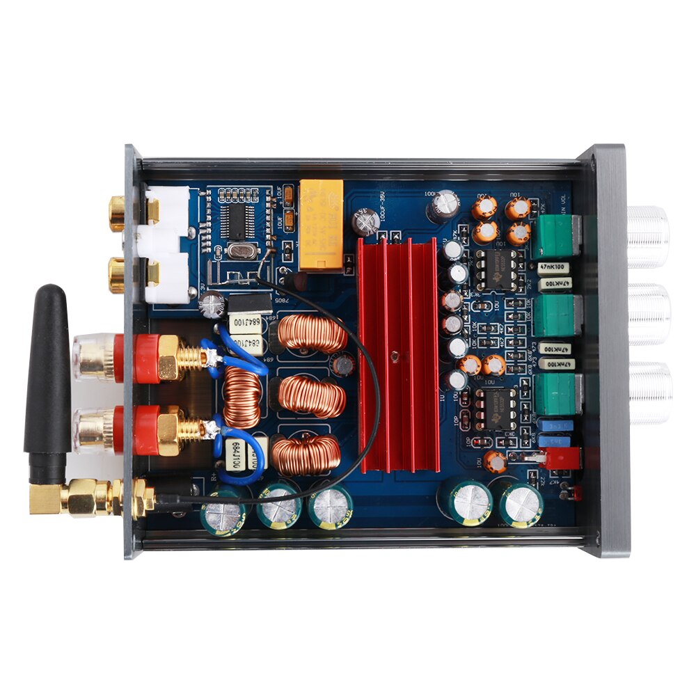 HIFI College HC100B Bluetooth Amplifier TPA3116D2 NE5532P Audio Digital Power Amplifier 100W*2