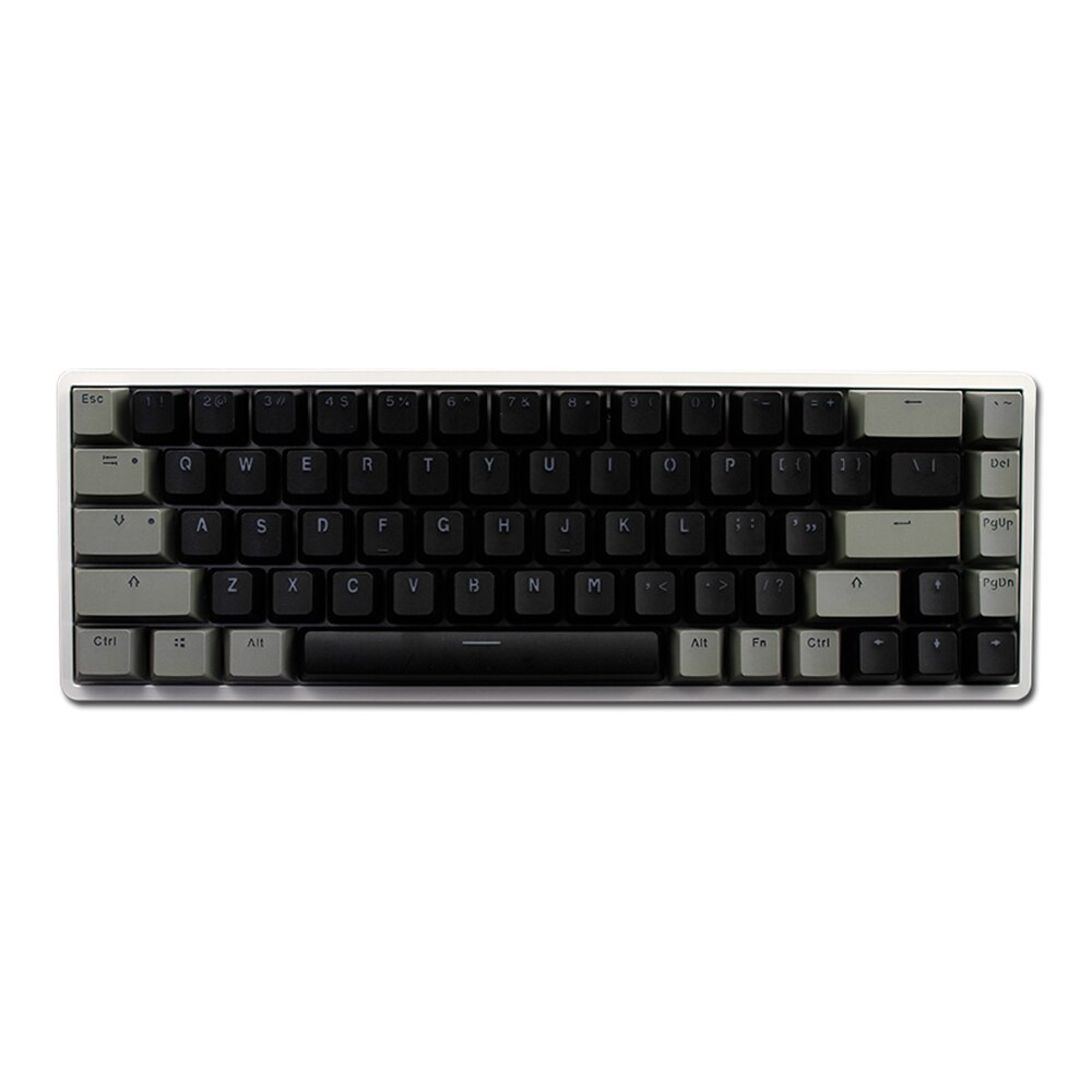 68 klawiszy klawiatura mechaniczna nasadki na klawisze z PBT dwukolorowe OEM MX PBT przezroczyste klawisze do Royal Kludge RK68/RK837/G68/RK855/RK87: 3