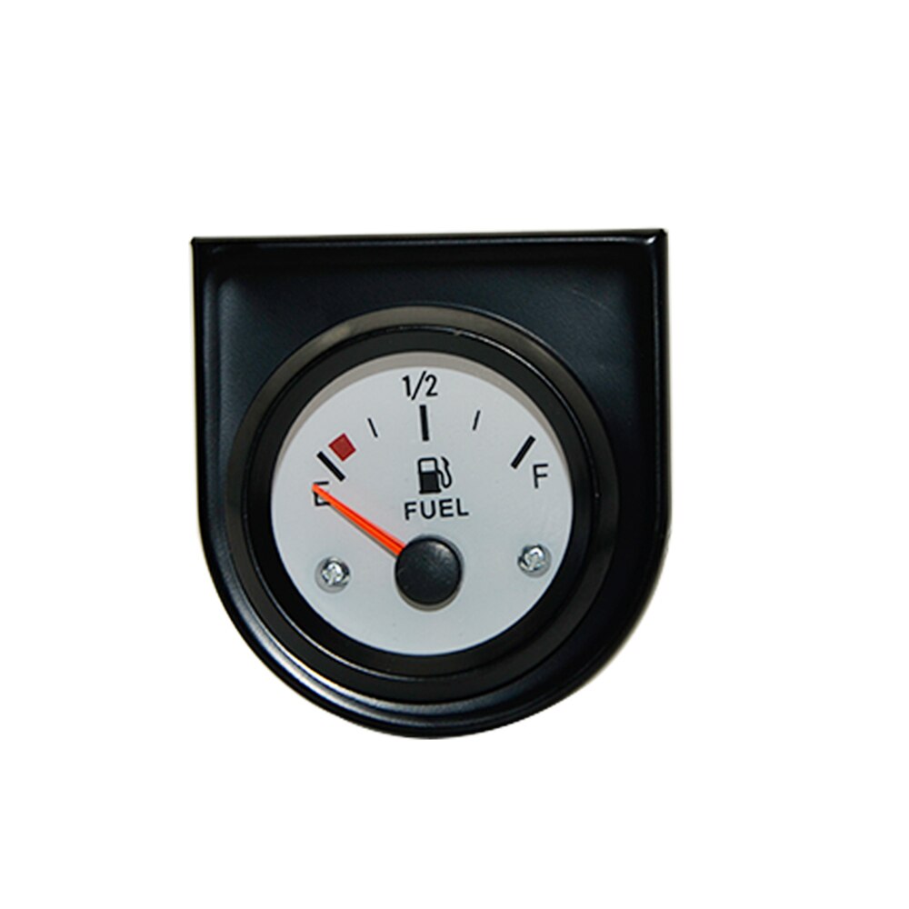 2 &quot; 52 mm vita ansiktsvattentemp/ oljetemp/oljepress psi/ oljepress kg/volt/amperemeter/bränslenivå (utan flottör) mätare bilmätare: Bränsle (utan flottör)