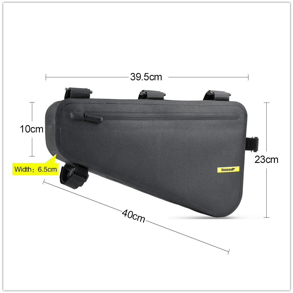 Rhinowalk Fiets Frame Tas Waterdicht 4l Grote Capaciteit Driehoek Tas Fiets Bikepacking Tas Opbergtas Voor Mtb Racefiets