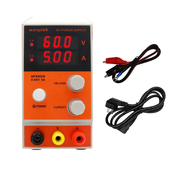 NPS 0-100V 0-10A Laboratorium bench voeding drie Digitale Display verstelbare Mini Schakelaar DC Voeding Voor telefoon reparatie