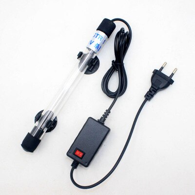 Aquarium UV Disinfection Lamp Submersible Waterproof Timing Sterilization Light Purified Water Algae Removal Fish Tank: 220V EU Plug / 5W
