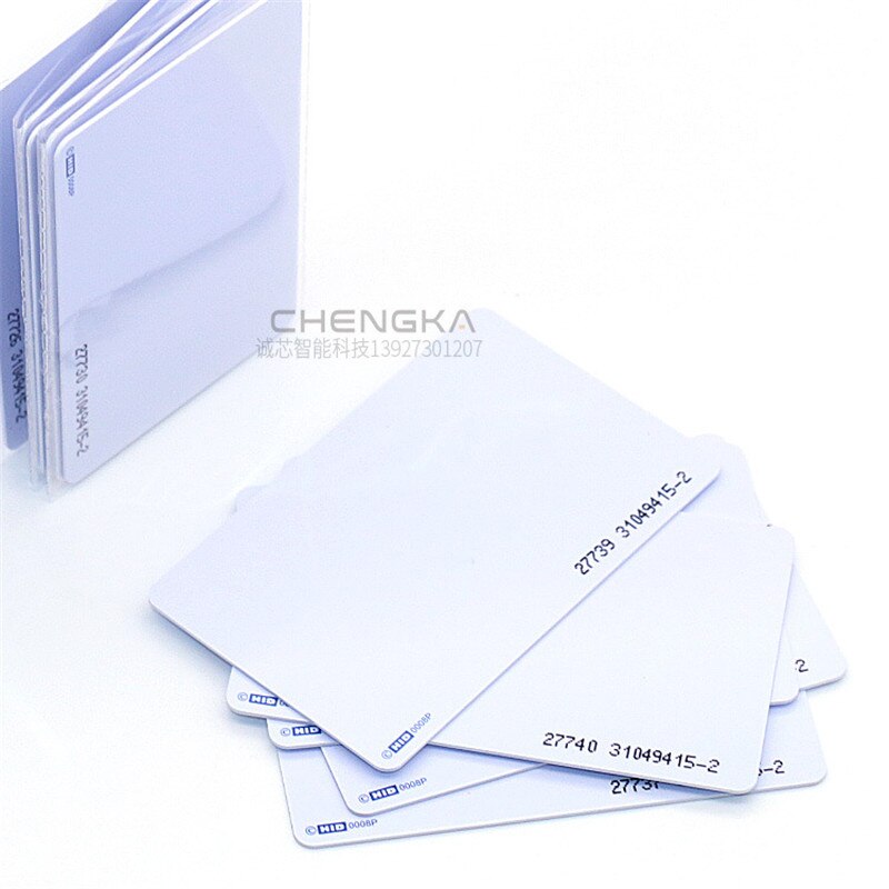 125Khz H-I-D 1326 ProxCard II Access Control Clamshell Cards 26-Bit Card Rewritable RFID Proximity Thick Card 1pcs