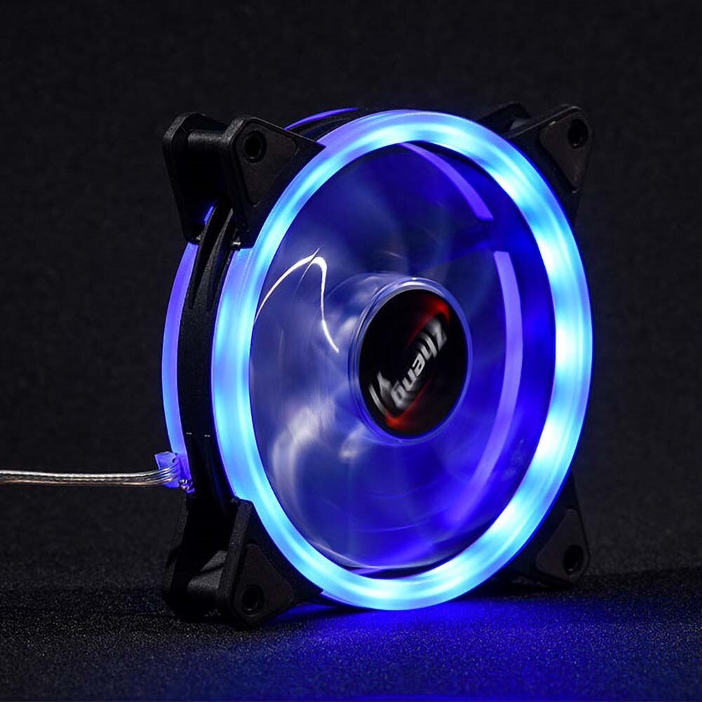 Mute Rgb Led Verlichting Computer Pc Case Cooling Fan Cooler Warmteafvoer Tool