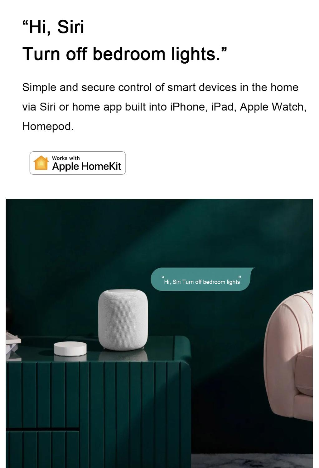 Xiaomi Mijia Smart Multi-mode Gateway 3 Zigbee Wifi Bluetooth Mesh Hub Smart Home Hub Werken Met Mi thuis App Apple Homekit
