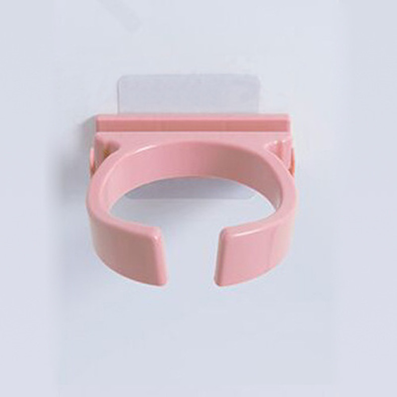 Haartrockner Halfter Lagerung Organizer Gestell Halterung Haken Zauberstab ständer Wiegen Halfter hängen Toilette Schlecht zubehör Werkzeug: Rosa
