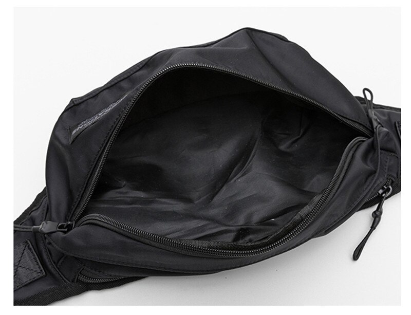 Bolsa de cintura masculina oxford, à prova d&#39;água, casual, de peito, moda, hip hop, cinto, bolsa de ombro para viagem ao ar livre