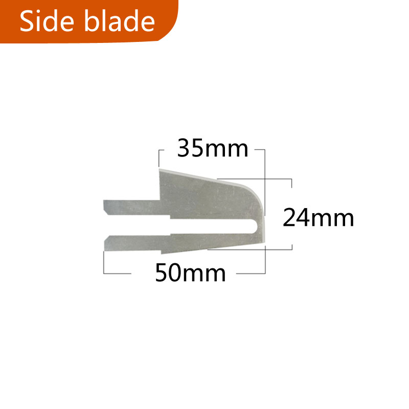 Elektrisch mes, duurzaam reservemes voor het snijden van touw, nylon doek, hittemes, accessoires, band, stof, thermisch snijmes: Roze/zwart