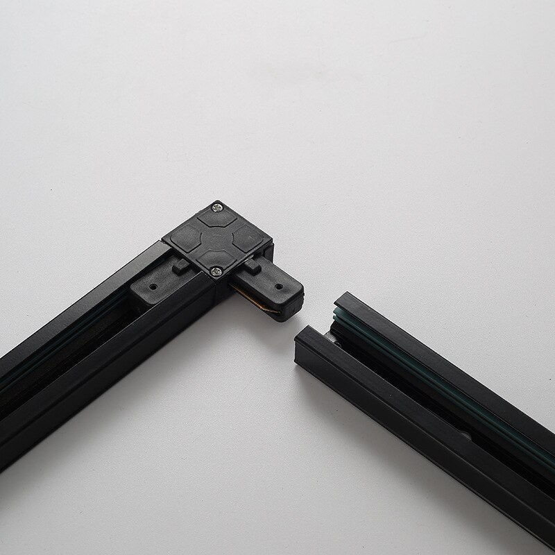 Szyna świetlna doprowadziło 0,5M 1M czarna biała aluminiowa 2-przewodowa lampa szynowa uniwersalna szyna robić reflektorów