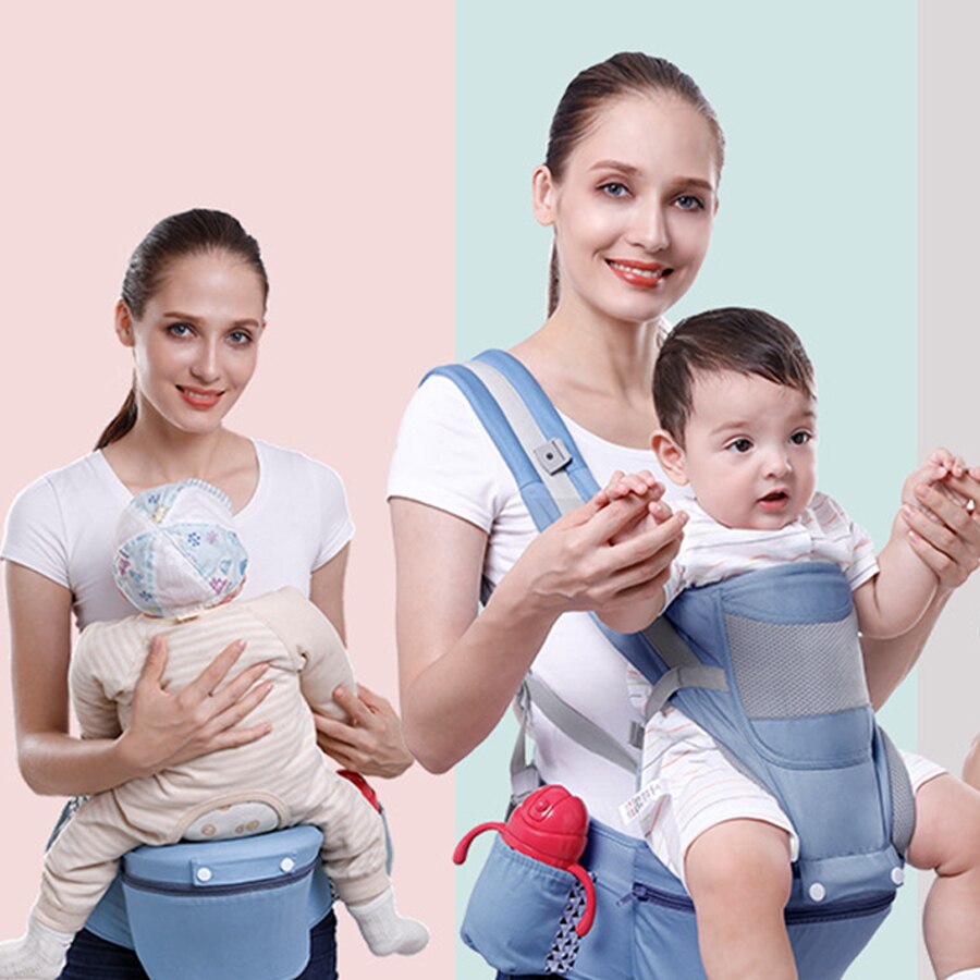 Ergonomische Babydrager Kangoeroe Wrap Sling Voor Pasgeborenen Dragen Voor Kinderen Baby Kid 0-36 Maanden