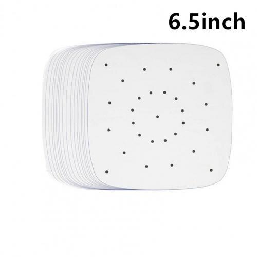 100 pièces/sac Absorbant L'huile Papiers multi-usages Anti-adhésif Facile à Utiliser Léger Portable En Bambou Revêtement Plaquettes pour la Cuisine: White 1