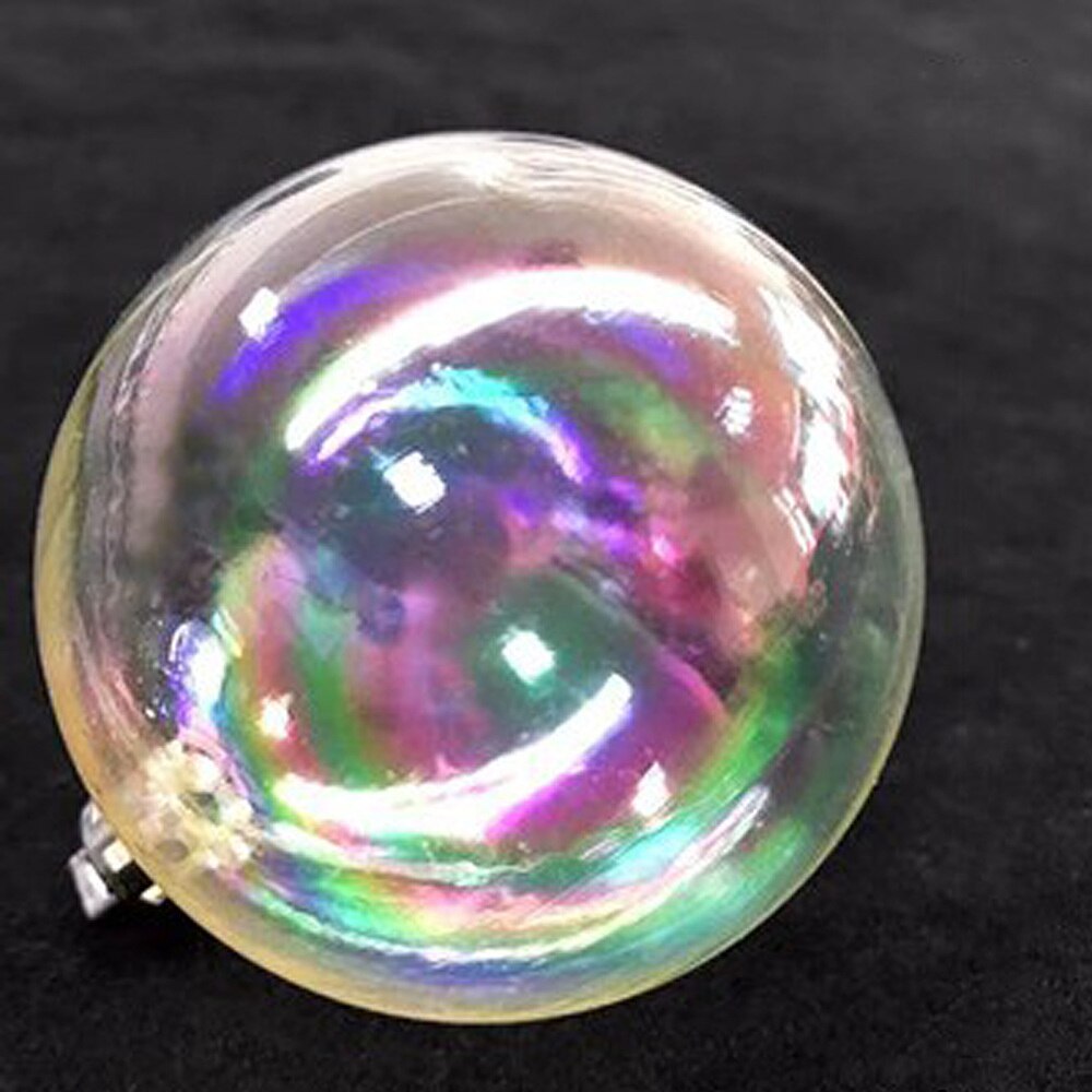 Christmas Balls Ornament Pendant Clear Fillable Plastic Ball Wedding Party Garden DIY Christmas Tree Hanging Ornament