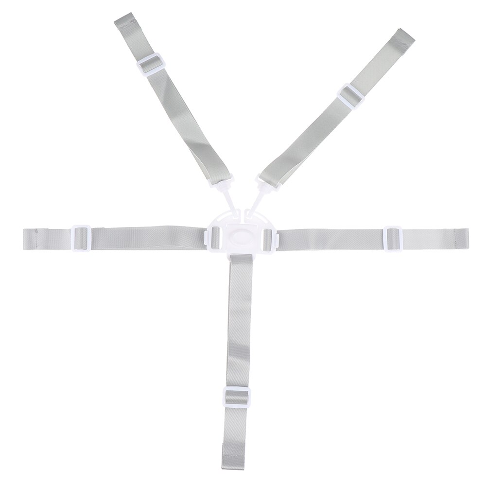 1pc universelle spisestole til baby-spisestue, sikkerhed bærbar frokoststol sikkerhedssele 36cm i længden 25cm i diameter unisex: Hvid
