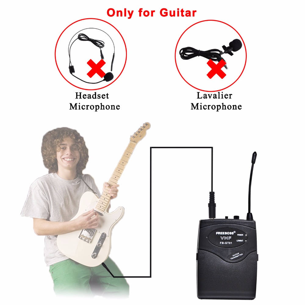 Freeboss FB-GT01 VHF Wireless Guitar Microphone