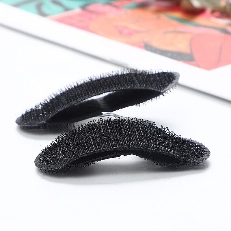 2Pc/Pack Fluffy Hair Clips Fluffy Hair Pads Root Pads Heatless Hair Curlers Sponge Hair Care and Styling Tools