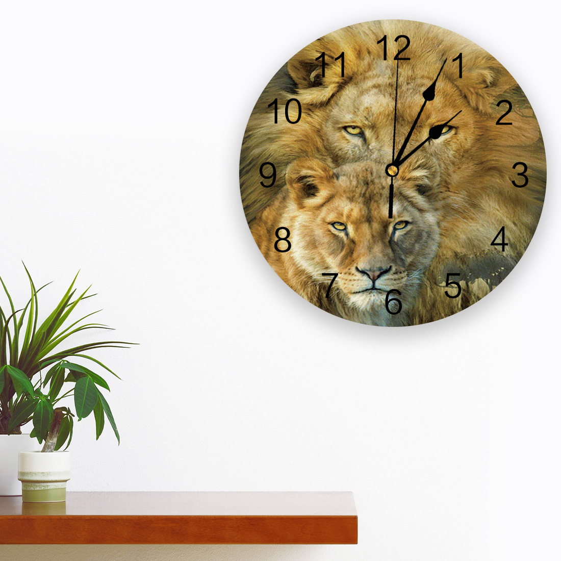 Horloge Murale Pour Chambre à Coucher, Motif Panda De Dessin Animé