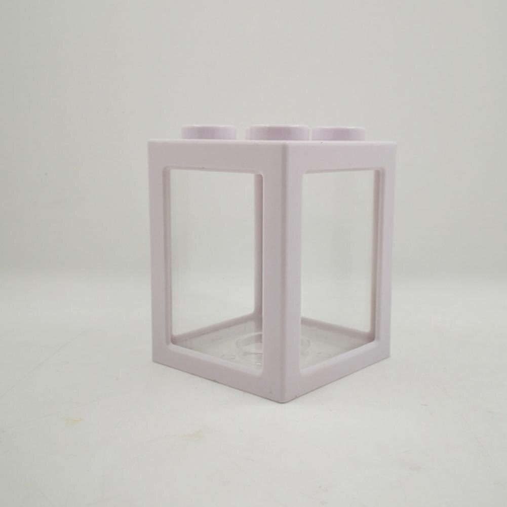 Aquarium Stapelen Ecologische Emmer Aquarium Algen Bal Spider Doos Kleine Mini Reptiel Rij Cilinder Landschap Seawe: white