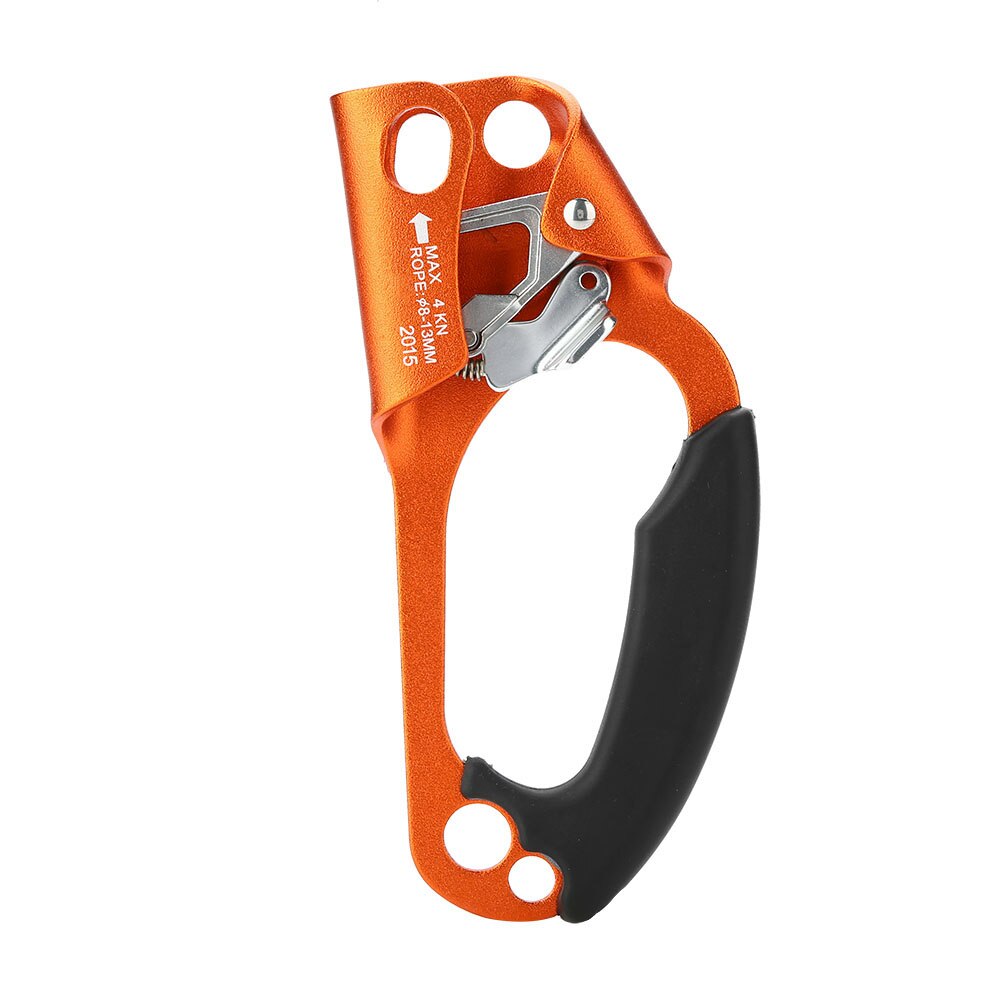Right Hand Climbing Rope Handle Clamp Rock Climbing Rope Tools Jumar Clamp Right Hand Ascender Device Mountaineer Handle: 01