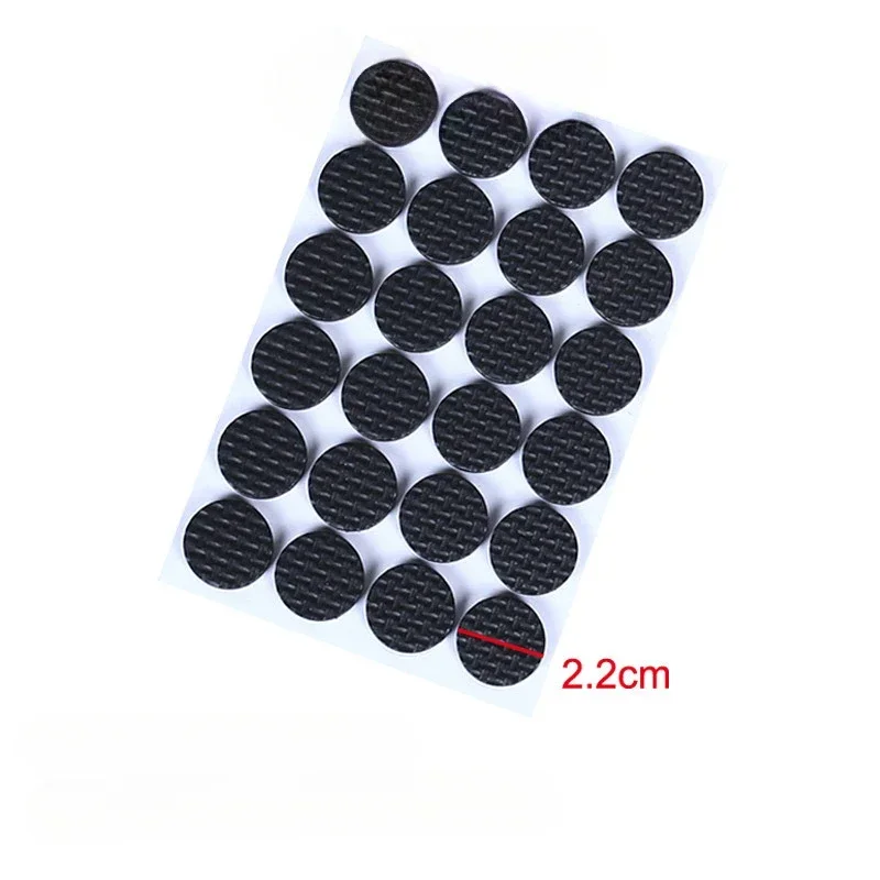 Gummipolster für Stuhlbeine, 1–24 Stück, rutschfeste matt, Stoßstangendämpfer, rutschfest, rund, quadratisch, selbstklebend, Tischfüße, Schutz-Hardware-: Blau