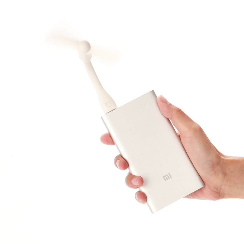 Original Xiaomi Mijia Portable USB Fan Flexible USB Fan Cooler for Power Bank Laptop Notebook Computer Flexible Fan