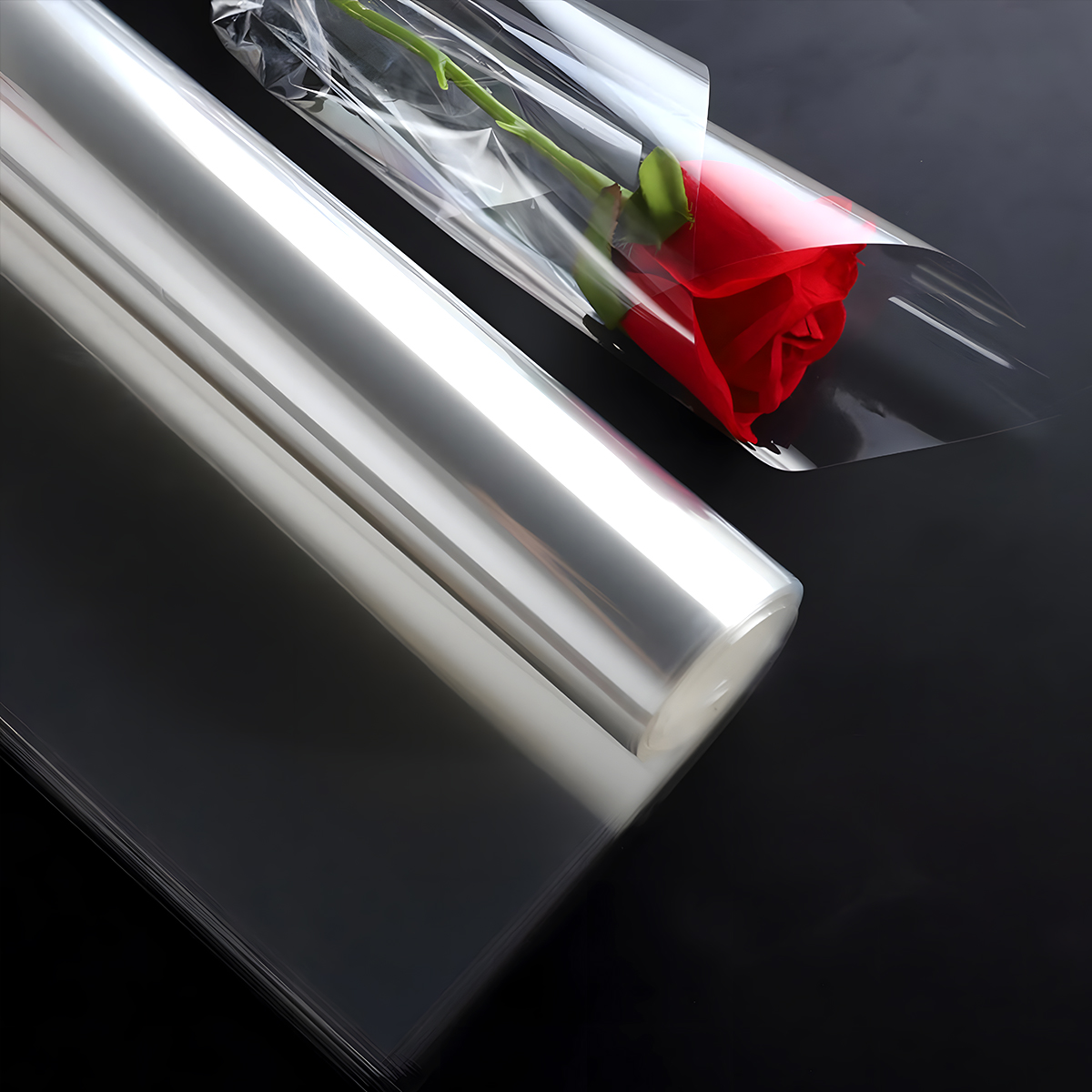 1pc Transparent Plastic Packaging Paper Wrapper Paper Package Wedding Birthday Party Decorations Kids Baby Shower Supplies