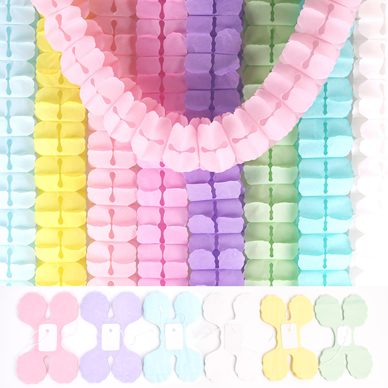 Decoración de pared de fondo de en colores Pastel, papel de color azul/rosa para Baby Shower, arcoíris