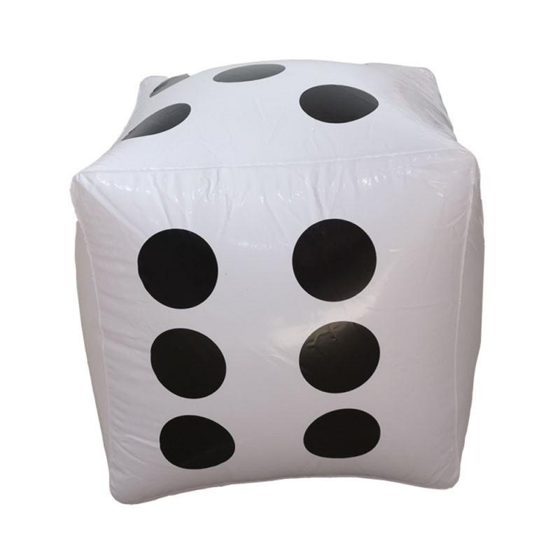 30cm Aufblasbare Würfel Multi Farbe Würfel groß Würfel Spielzeug Bühne Stütze Gruppe Spiel Werkzeug Kasino Poker Party Dekorationen Schwimmbad Strand Spielzeug