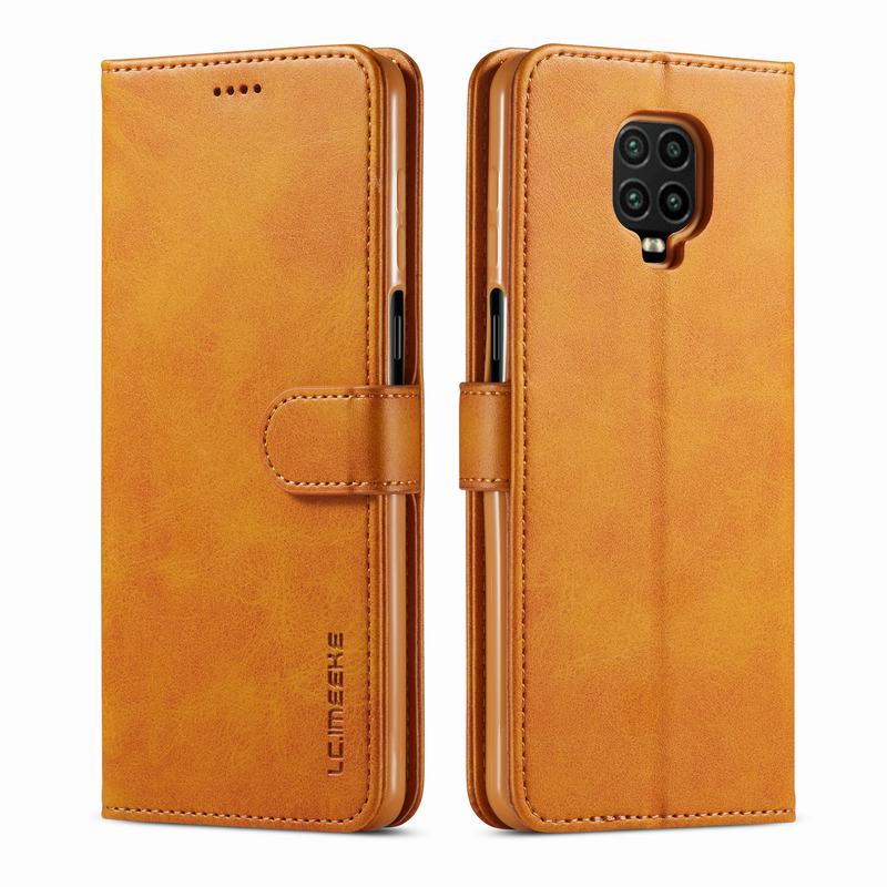Sprawa dla Xiaomi Redmi uwaga 9S luksusowe pokrywa PU skórzane etui z klapką Funda dla Redmi uwaga 9 Pro Max etui na telefony komórkowe Coque: For Redm Note 9 / Yellow