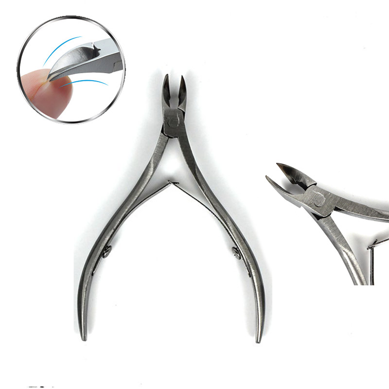 Nail Art Clipper Stainless Steel Toe Cuticle Nipper Trimmer Cutter 9x6cm 1pc Manicure Nail Cutter