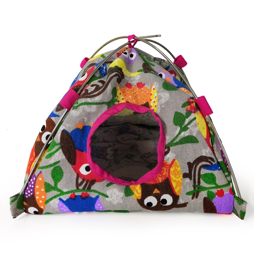 1pc hamsters, oiseaux, nids, perroquets, tentes chinoises, cages, hamacs, nids suspendus, lit, coussins souples, fournitures pour animaux de compagnie: 3