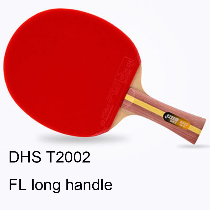 Original DHS style T2002 and T2006 table tennis rackets with 2 stars DHS rackets racquet sports ping pong paddles: FL long handle