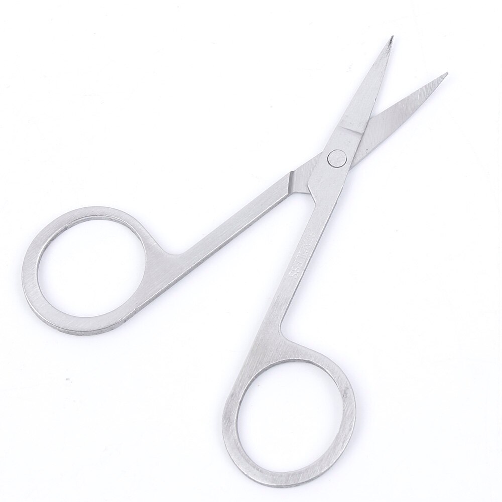 Stainles Steel Eyebrow Hair Trimming Beauty Makeup Nail Scissors