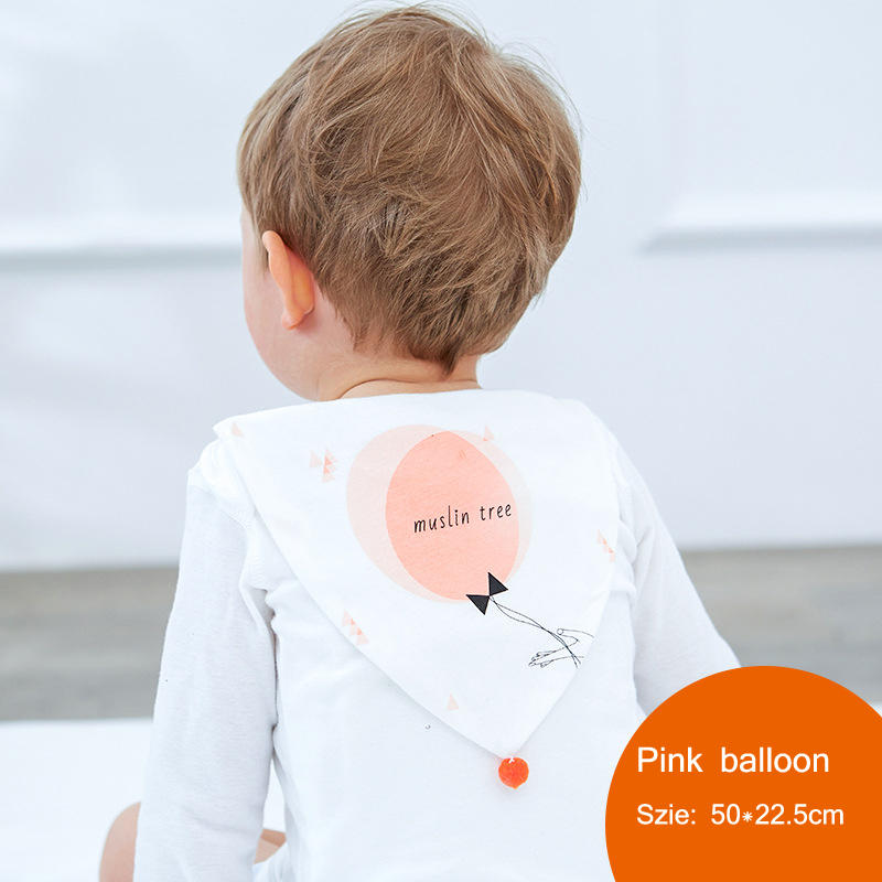 Balleenshiny Baby Schweiß Handtuch Infant Weiche Zurück Trockenen Wischen Musselin Baumwolle Baby Zurück Gaze Absorbieren 100% Baumwolle 5 Schichten für 0-6years: T2