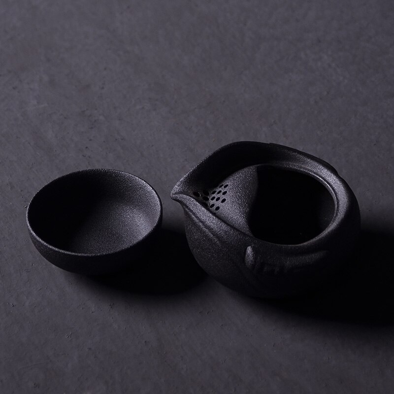 LUWU dzbanek ceramiczny gaiwan filiżanki robić herbaty robić puer przenośny zestaw robić herbaty z clotth torba
