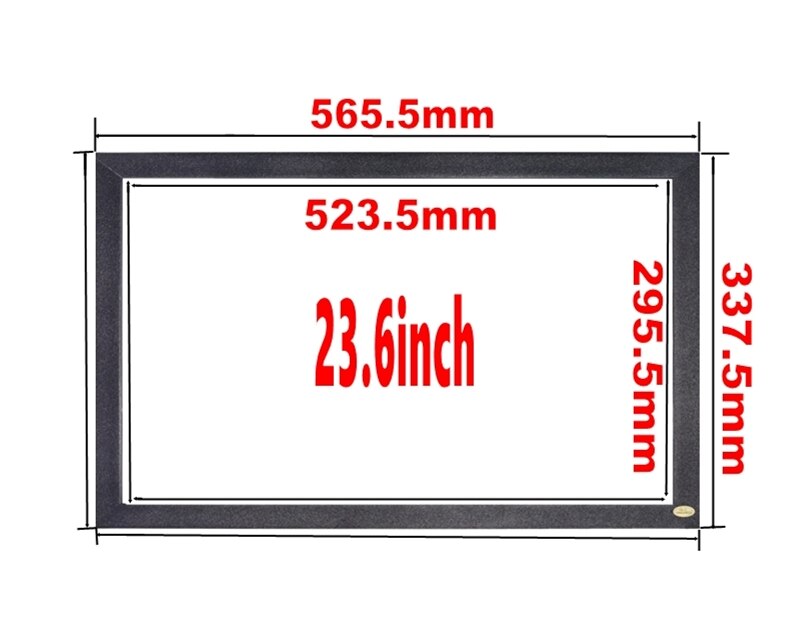 ZZDTOUCH 23.6 inch infrared touch screen 2 points ir touch frame touchscreen raspberry pi touch screen