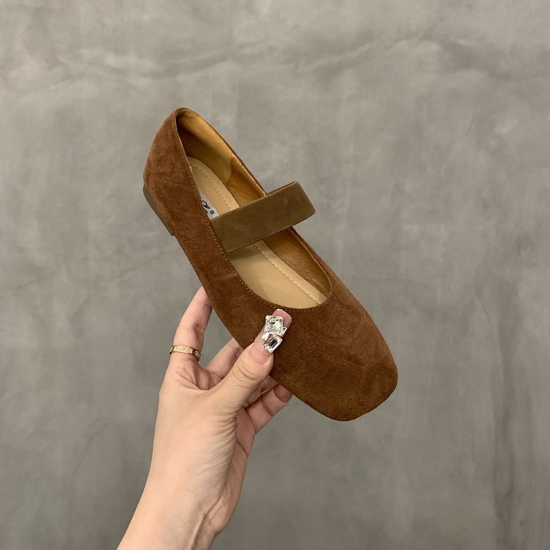 Appartamenti Scarpe da donna Autunno Morbido Casual Scarpe basse da donna di marca Accogliente Walking sandali eleganti in tinta unita Mujer Elegante 2024 Nuovo: Cachi / 38