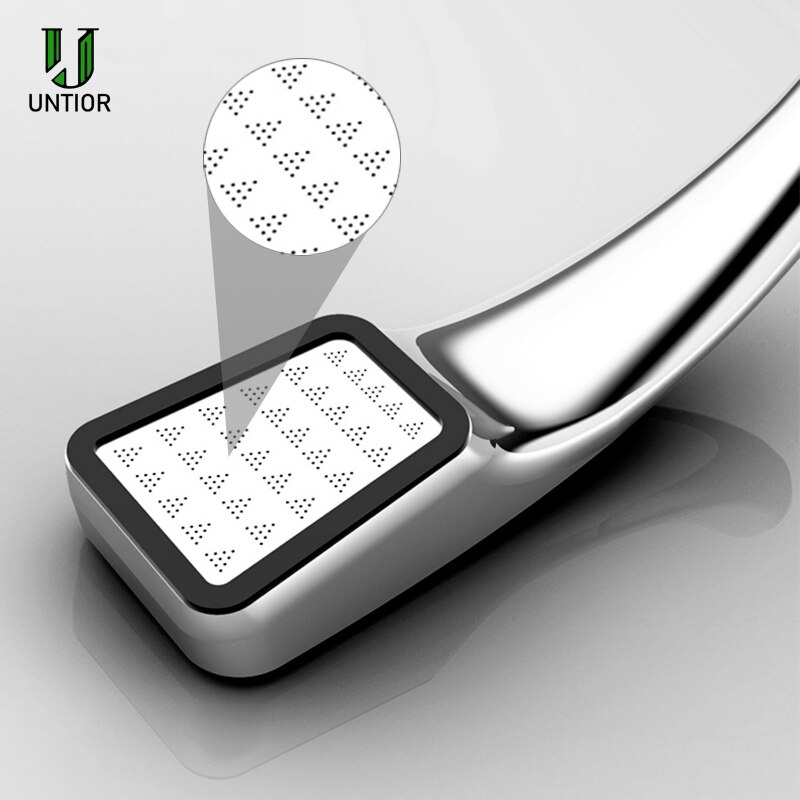 Untior 300 Gaten Douchekop Water Saving Flow Met Chrome Abs Regen Hoge Druk Sproeikop Beugel Slang Badkamer Accessoires