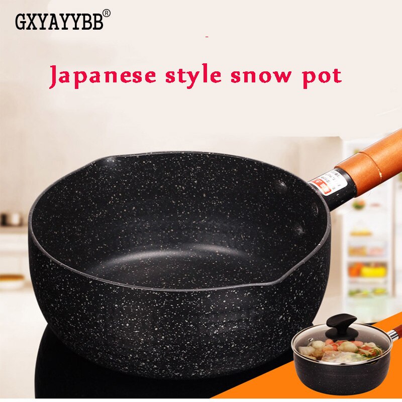 Japanse Aluminium 18-22 CM Maifan Stone Non-stick Pan Melk multifunctionele Huishoudelijke Soep Pan koken Gereedschap Keuken Gadgets