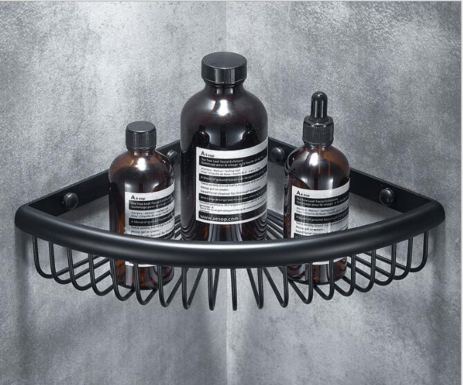 Tuqiu Badkamer Hoekplank Goud En Zwart Badkamer Planken Messing Badkamer Opslag Organizier Shampoo Houder Badkamer Houder: Bordeaux