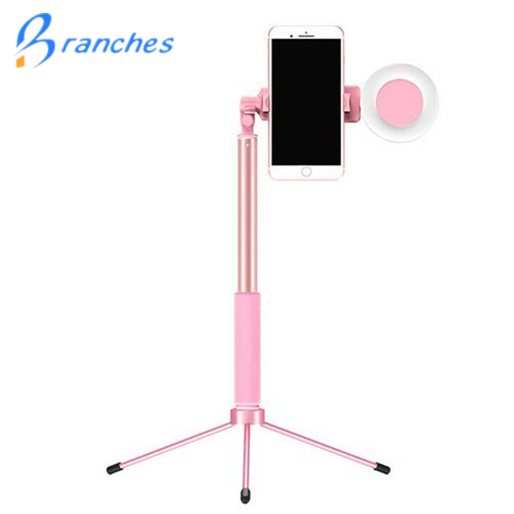 tripod holder stand LED ring light selfie Double color temperature lamps photo video photography smartphone for phone