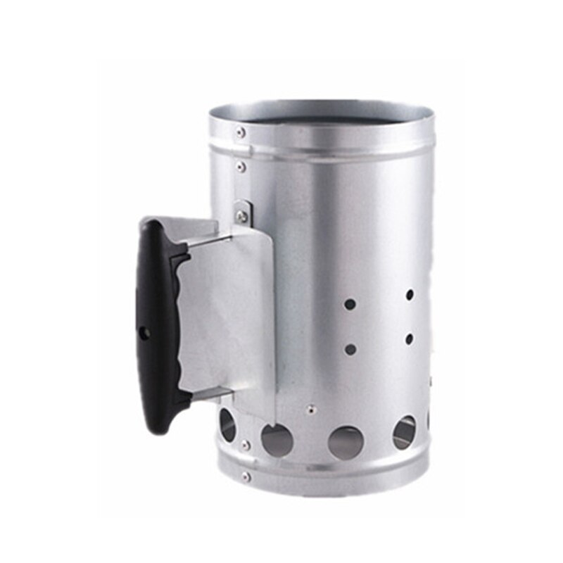 Charcoal Chimney Starter BBQ Grill Lighter Barbecue Fire Starter Briquette Coal Fire Starter Chimney Outdoor Cooking Can Tools: Default Title