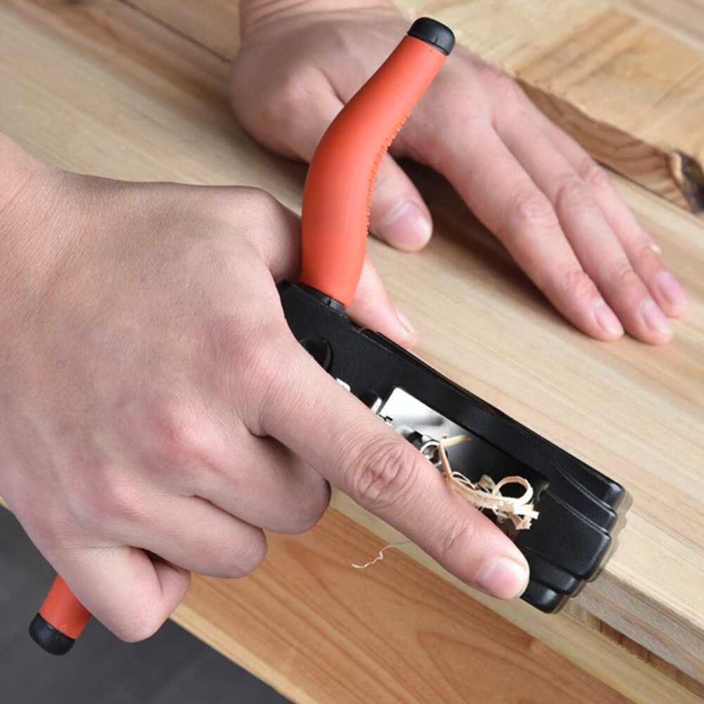 Zasiene Garlopa De Mano Ajustable – Cepillo De Carpintería Plano Con 4 Cuchillas De Repuesto (210mm)