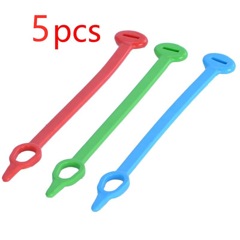 10PCS Plastic Hangers Clothes Organizer Clothesline Windproof Anti-skid Hanger Hooks Fixed Clothes Rail Clothes Hanger Lock: 5PC Random Color