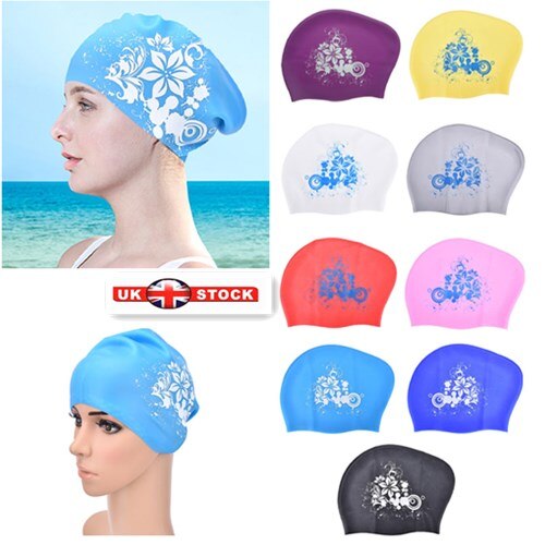 Silicone Swimming Cap For Long Hair Women's Waterproof Swim Caps Ladies Diving Hood Hat For Kids Garras Natacion Casquette