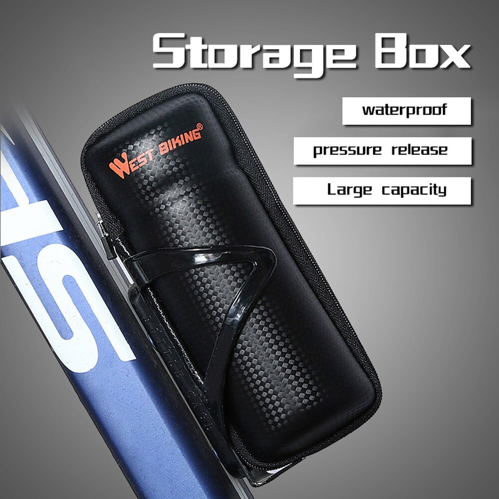 WEST BIKING Bottle cage MTB Bike Storage Box Apply Bottle Cage Cycling Tool Kettle Frame Bottle Holder Cycling tool canister