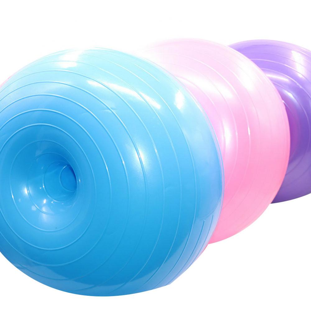 Yoga Ball Inflatable 50cm Donut Gym Exercise Workout Fitness Pilates Balance