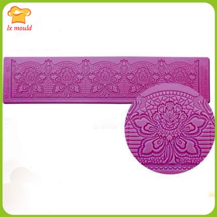 sugar icing lace silicone mat baking silicone molds for decorating cake